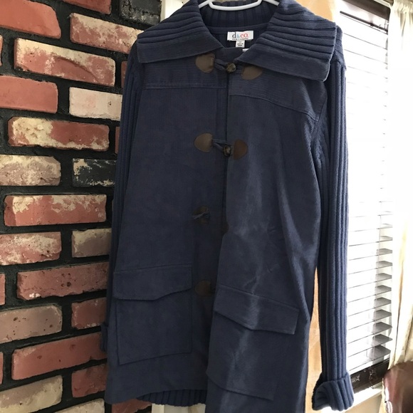 d&co Jackets & Blazers - 🌷NWT Navy oversized blue jacket
